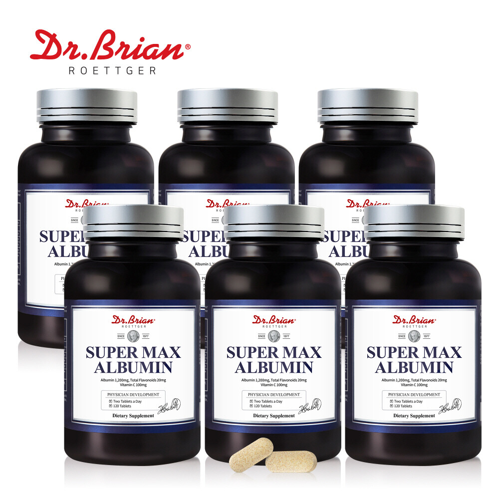 닥터브라이언 6통/ 닥터브라이언 슈퍼맥스 알부민 프로폴리스 (총12개월분) 플라보노이드