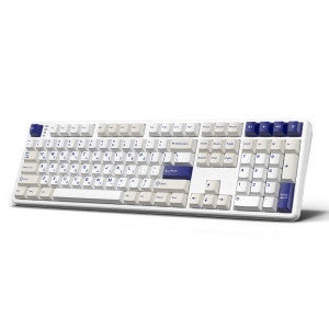 한성컴퓨터 한성컴퓨터 GK798PRO 유무선 기계식 키보드 오션 화이트 딥블루 뽀송(저소음 적축) 38g
