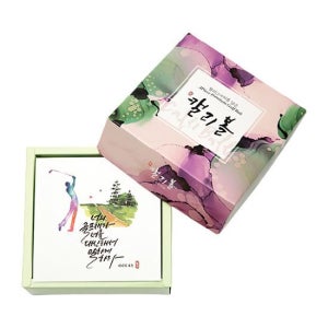 캘리볼 골프공4구 세인트나인3피스 선물세트택1