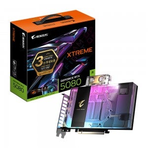 GIGABYTE AORUS 지포스 RTX 5080 XTREME 워터포스 WB D7 16GB 제이씨현