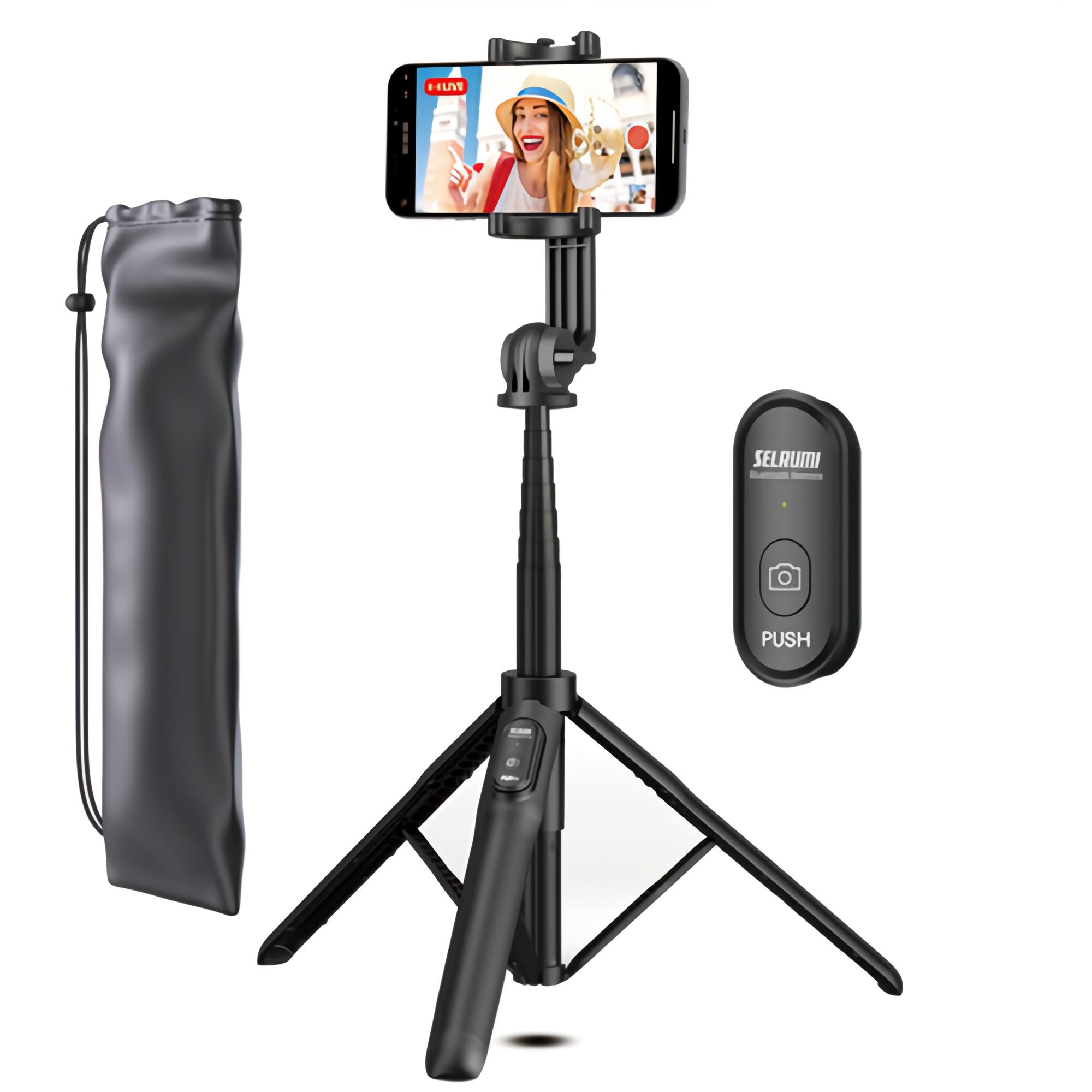 셀루미 롱레인지 블루투스 셀카봉 삼각대 SEL-GT1550M 젯블랙