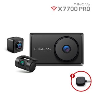 [추가혜택20%] 파인뷰 [정식출시/64GB로메모리업] X7700 PRO GPS 와이파이 블루투스 동글 QHD 차량용블랙박스2채널 실내/페달블랙박스 3채널