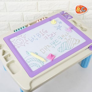 비앤씨 빅칼라 매직보드 책상 (자석보드판+다리+자석펜+스템프)