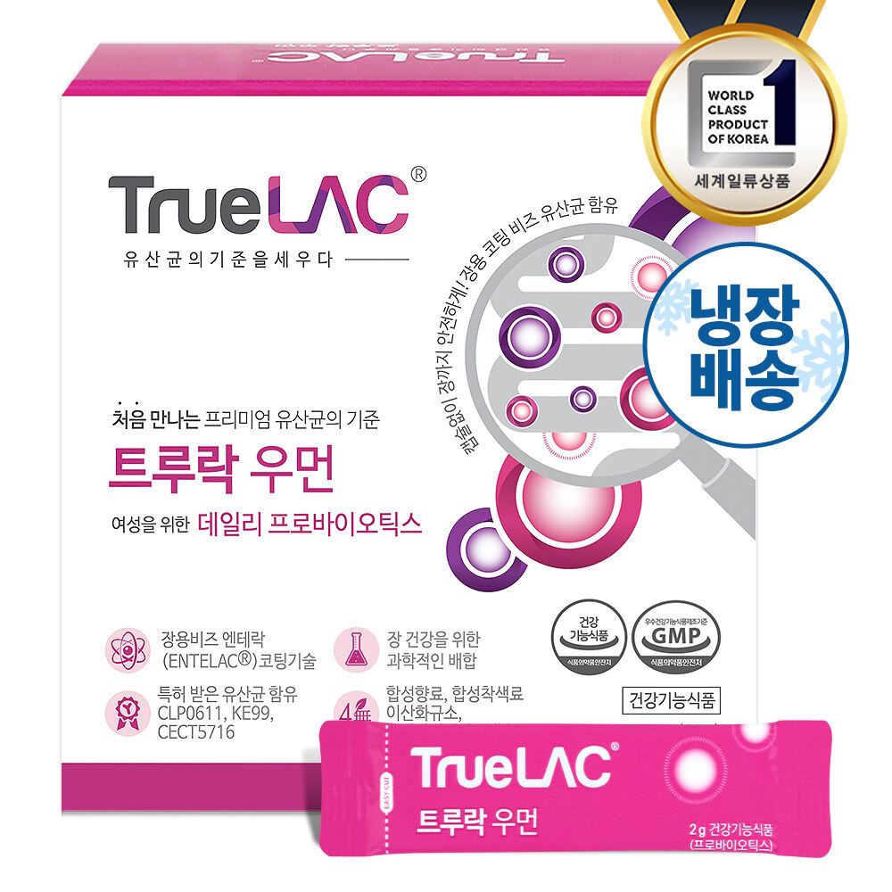 <b>휴럼</b> 트루락 <b>우먼</b> 유산균 프로바이오틱스 신바이오틱스  60g  1개