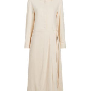 프로엔자 슐러 옐로우 라토 랩 드레스 인 리넨 슬럽 WL2523567