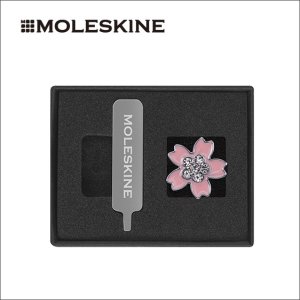 몰스킨 2025 벚꽃 에디션 레터&심볼(크리스탈 플라워)