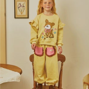 밤비프릴조거팬츠(버터)