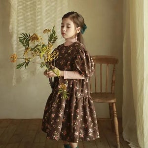 [럭키밤비네] 루즈핏 플로랄 원피스