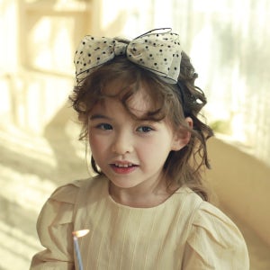 [럭키밤비네]도트리본 헤어밴드