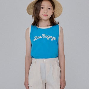 트랩 자수 키즈 나시 티셔츠_32TS035_블루