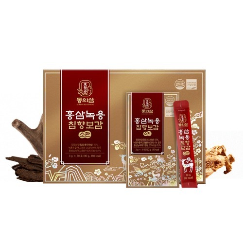 <b>동의삼</b> 홍삼녹용침향보감 30포 – 면역력 강화와 <b>활력</b> 증진을 위한 프리미엄 건강식품