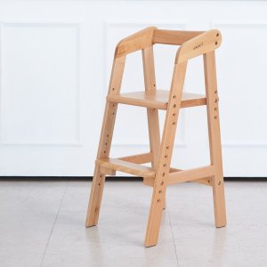 디홀릭가구 리틀피노 유아 식탁의자 원목 어린이 아기 하이체어