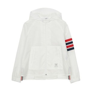톰브라운 울트라 라이트 바람막이 화이트 FJT316A F0517 100