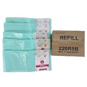 매직롤(3겹매직캔정품리필봉투)220R리필휴지통 전용비닐(9리터용/8M*5롤),◆위드리빙◆쓰레기통/휴지통/대형쓰레기통/분리수거함/스텐휴지통/스텐쓰레기통/재떨이/쓰레기통제작/페달휴지통