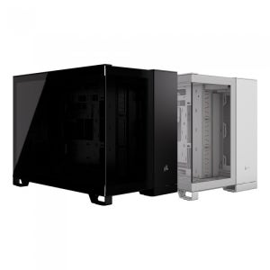 커세어 CORSAIR 2500X (화이트) (정품) 컴퓨터 PC 케이스 (M-ATX) 미니타워`