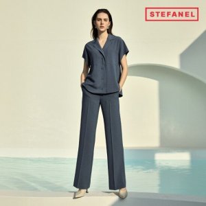 스테파넬 25SS 썸머 하프 슬리브 재킷 셋업 2PCS TV상품