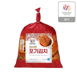 종가 아삭한포기김치 4.4kg