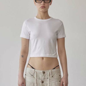 스컬프터 The Day Dreamers Crop Top White