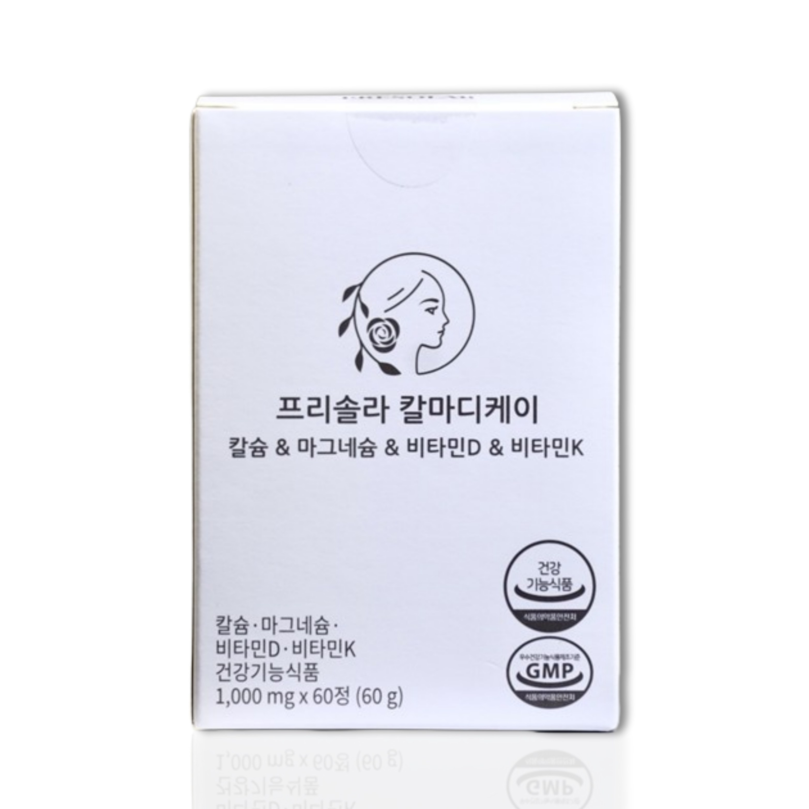 프리솔라 칼마디케이 칼슘 마그네슘 비타민D 비타민K 뼈건강 <b>골다공증</b>예방  1개  60정