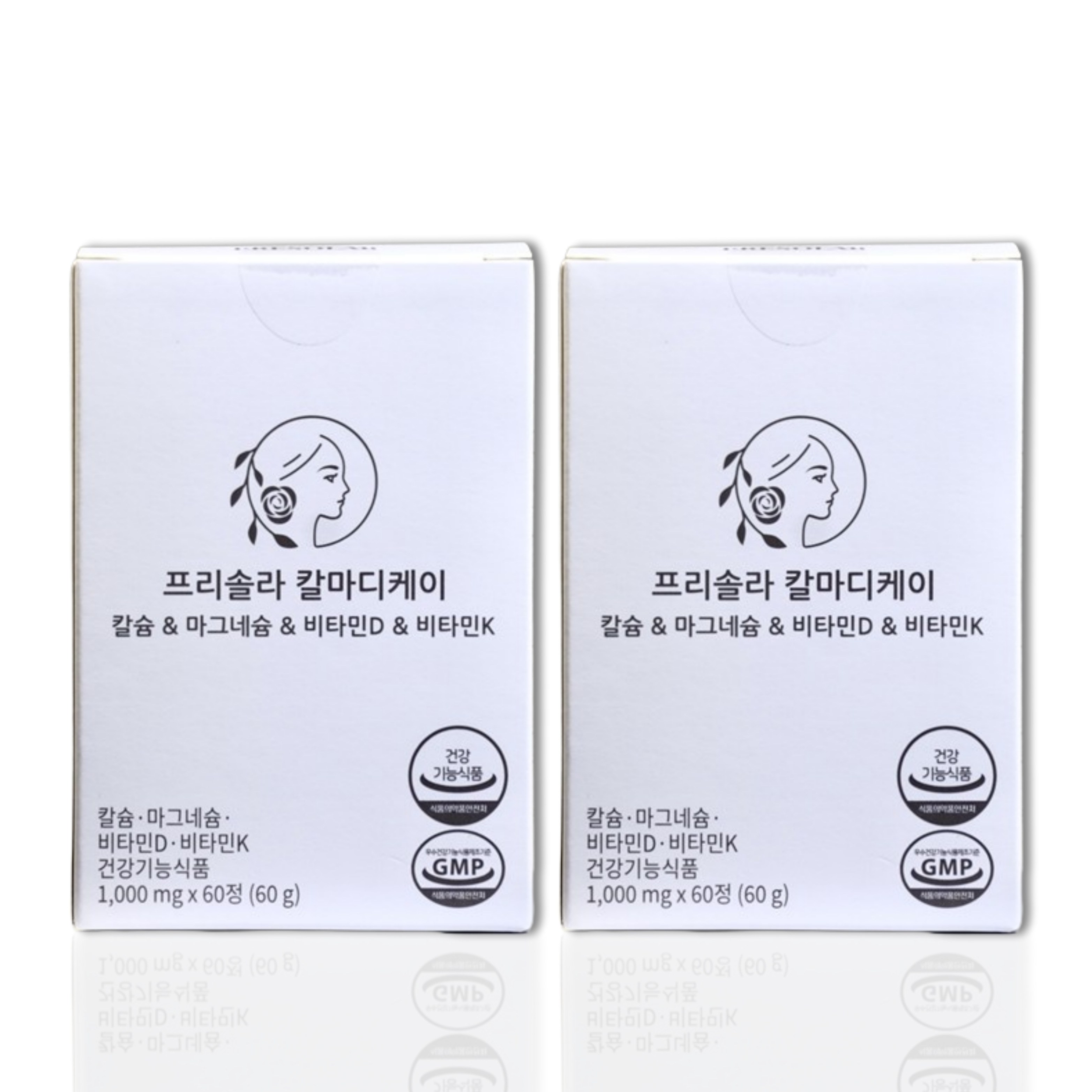 프리솔라 칼마디케이 칼슘 마그네슘 비타민D 비타민K 뼈건강 <b>골다공증</b>예방  2개  60정