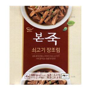 본죽 코스트코 본죽 쇠고기 장조림 170gx4
