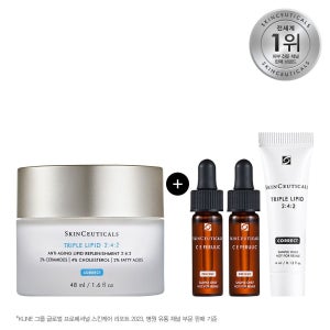 [롯데백화점] 스킨수티컬즈 [9월] 트리플 리피드 명품 세라마이드 크림 세트 (+9만원 상당 3종 GIFT) LE1208249632