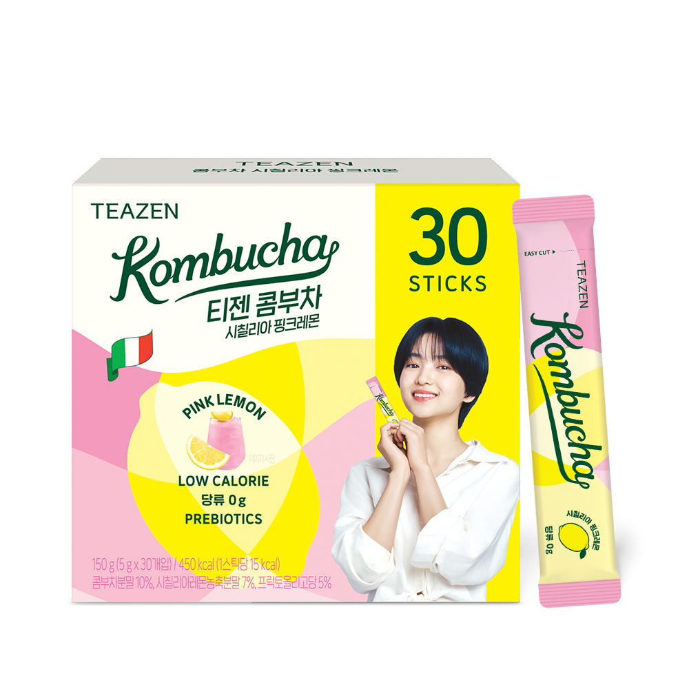 티젠 콤부차 시칠리아 핑크레몬 제품 이미지