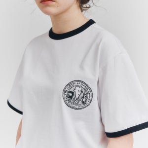 [피도디도] Fido Ringer Half Tee White F2OHST002WH