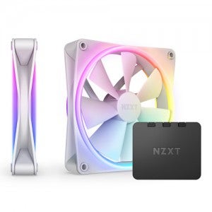 NZXT F140 RGB DUO (컨트롤러/2팩, 화이트)