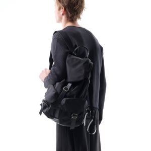 [르아브] 앨버트 나일론 럭색 블랙 LE7SAC01-BK