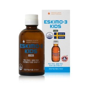 스웨덴 에스키모 오메가-3 KIDS <b>210ml</b> <b>오렌지맛</b>