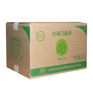 쓰레기 봉투/배접  특대300장  흰색/BOX  국산A급 봉투