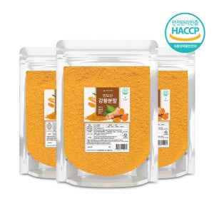 백세식품 강황가루 500g 3개 인도산 HACCP 인증제품