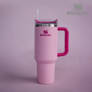 스탠리 퀜처 H2.0 플로우스테이트 텀블러 40oz 플라밍고핑크