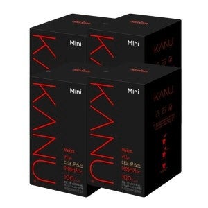맥심 카누 미니 다크 로스트 아메리카노 100개입 4개