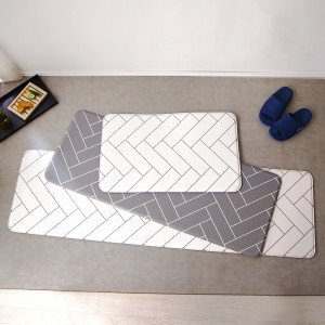 충무 충무몰 PVC 헤링본 양면쿠션 주방매트 특대 160x46
