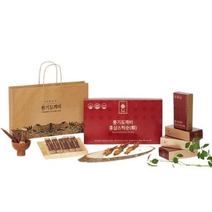 <b>풍기도깨비 홍삼</b>스틱 순 10ml x 60p 선물세트 + 쇼핑백