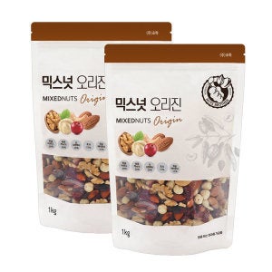 너츠브라더 믹스넛 오리진 1kg+1kg 총 2kg 혼합 견과류 믹스너트