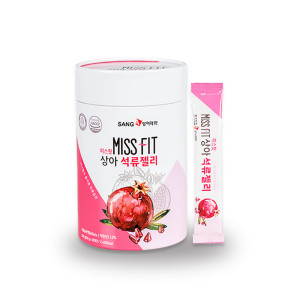 상아제약 하루한번 상아제약 미스핏 상아 석류스틱<b>젤리</b> 30포 <b>콜라겐</b> <b>레드비트</b> 여성 하루한포 1개월분