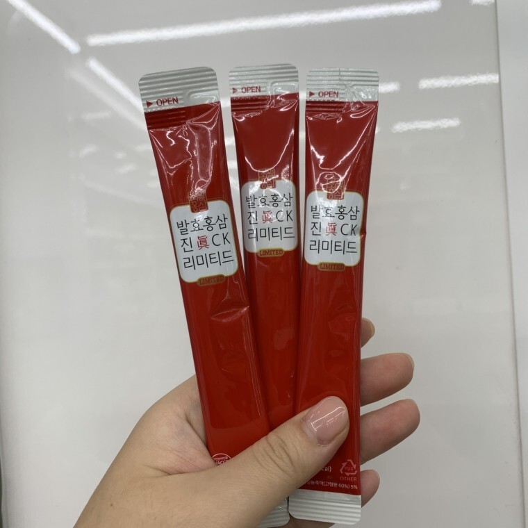 <b>초월홍삼</b> <b>스틱</b> <b>발효홍삼진</b> 10포 <b>CK</b>리미티드 1박스 15ml
