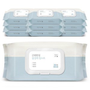 데일리워터 간편한장 물걸레 청소포 특대형 10팩/팩당25매(총250매)