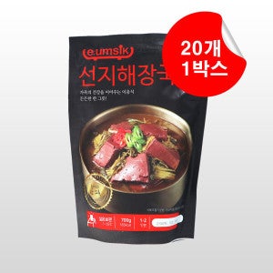 이음식 청우식품 이음식  선지해장국 x 20개 1박스