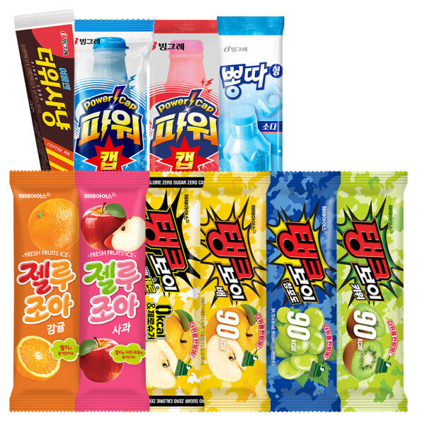 탱크보이 제로/뽕따/파워캡/젤루조아 등 쭈쭈바 아이스크림 30개 골라담기 (20,870원) (무료)