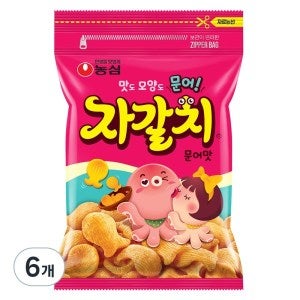 자갈치 문어맛 과자 300g 6개 495598
