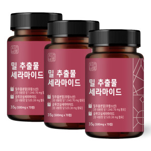 자연바름 밀추출물 <b>글루코실 세라 마이드</b> 티크 <b>세라마이드</b> 3개