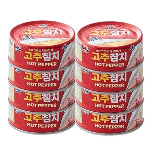 사조참치 사조 참치 캔 고추참치 135g x8개 / 안심따개