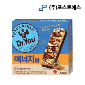닥터유 오리온 닥터유 견과류 에너지바 40g 4개입 3개