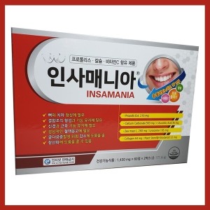 <b>피디에이치아이엔씨</b> 인사매니아 프로폴리스 칼슘 (1430mg x 120정)