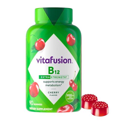 비타퓨전 <b>비타민 B12</b> 3000mcg 체리맛 구미 60정
