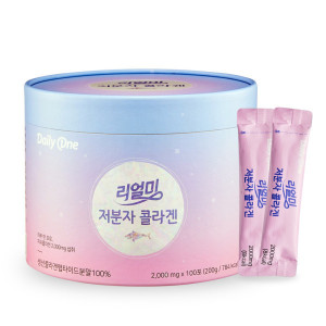 <b>데일리원</b> 리얼미 대용량 <b>저분자</b> <b>콜라겐</b> 1통(100포)/<b>피쉬콜라겐</b>